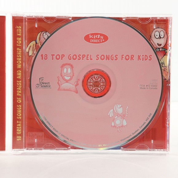 18 Top Gospel Songs for Kids by Kids Direct Source (CD 2004) Christian Childrens - Picture 5 of 6